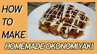 Easy and Affordable Homemade Okonomiyaki Philippines  Sophia Maxine [upl. by Aubreir]