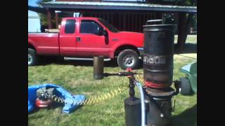 Gasifier Generator Flare Start at Antique Powerland [upl. by Adolfo]