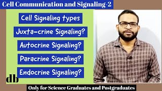 Cell Signaling Types Juxtacrine  Autocrine  Paracrine  Endocrine Signaling and its Examples [upl. by Addie808]