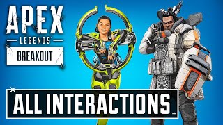 Apex Legends Season 20 All Interactions Voice Lines [upl. by Tirzah592]