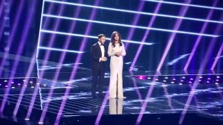 Opening of semifinal 1  Eurovision 2016  Måns Zelmerlöw and Petra Mede [upl. by Putnem554]