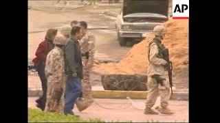 Roadside bomb in Baghdad sniper injures US soldier [upl. by Htenay]