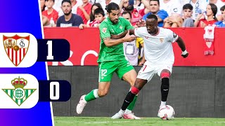 SEVILLA VENCE 1  0 A BETIS POR LA JORNADA 9  LA LIGA 202425  REY DEPORTIVO [upl. by Anirehtac]