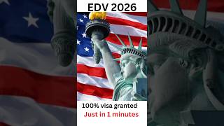 EDV 2026 100 visa granted of 😈 USA 🇳🇵 Just in 1 minute shorts shortfeed ytshorts sigma 🇺🇸 [upl. by Otrebile]