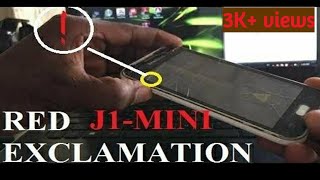 🔴Live Proof  Samsung J110J100h G1 red symbol in screen Exclamation mark Remove 100solution [upl. by Yeldarb734]