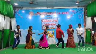 Childrens day celebrations 20243rd class students dance performanceMontessori EM School [upl. by Stafani]