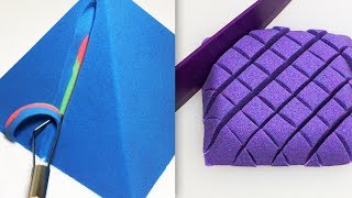 Very Satisfying and Relaxing Compilation 92 Kinetic Sand ASMR [upl. by Yggam]