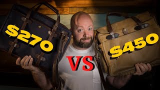 Filson vs Cravar  who makes the BEST briefcase [upl. by Nyladnohr593]