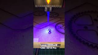 CNC 3018 Pro  Laser 5500mW  V01 [upl. by Dyann]