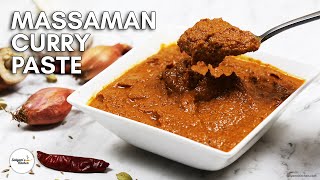 🇹🇭 Massaman Curry Paste  Massaman Curry Paste Recipe  Thai Massaman Curry Paste [upl. by Norrad]