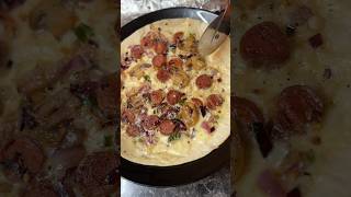 Tortilla pizza youtubeshorts snacks recipe food explore fypシ゚viral fypシ゚ lifeamplight [upl. by Adabel]