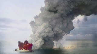 Hunga Tonga Volcano Eruption Update The Island and its Volcano are Gone [upl. by Latreshia]