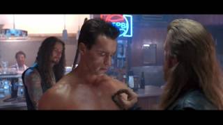 Terminator 2 Judgement Day  Bar Scene HD [upl. by Fawnia]