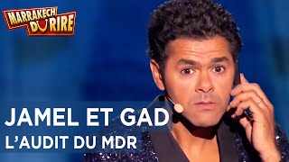 Jamel Debbouze et Gad Elmaleh  Laudit du MDR  Marrakech du Rire 2015 [upl. by Llyrad]