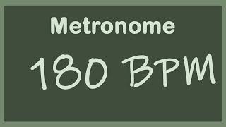 180 BPM Metronome [upl. by Pyotr]