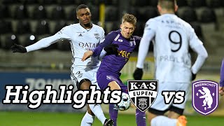 Highlights Matchday 25 KAS Eupen vs Beerschot 31 [upl. by Buzz]