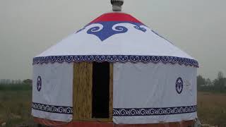 50 Sqm Outdoor Mongolian Yurt Tent Party Event Tent [upl. by Conlin]