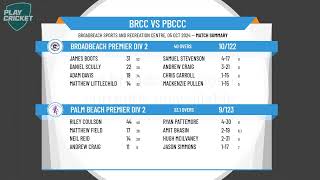 Broadbeach Premier Div 2 v Palm Beach Premier Div 2 [upl. by Tessa]