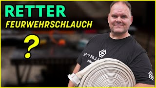 Der Feuerwehrschlauch als Kantenschutz für Spanngurte  Experiment spanngurtcoach [upl. by Danny509]