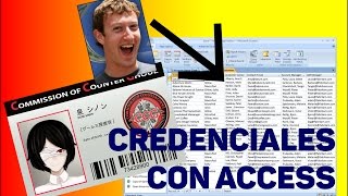 Como hacer credenciales o gafetes con Access  FACIL [upl. by Montagu]