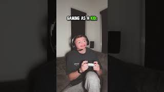 Gaming As A Kid VS Now Shorts [upl. by Eade]