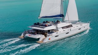 Fountaine Pajot Victoria 67 catamaran walkthrough at the Cannes Yachting Festival 2015 [upl. by Parsons]