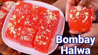 Bombay Karachi Halwa Recipe  Just 10 Mins amp New Way  Corn Flour Halwa with Tips amp Tricks [upl. by Baptlsta110]