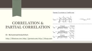 Correlation and Partial Correlation SPSS in Urdu [upl. by Nawoj]