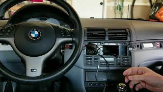 BMW e46 Business Radio Aux Port Installation [upl. by Sivie]