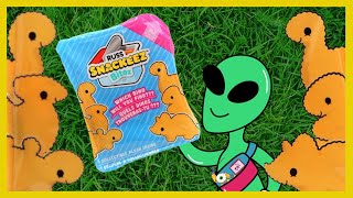 Lets Open 6 DINO NUGGET PLUSH  Russ Snackeez Bitez Mystery Blind Boxes [upl. by Nahsar901]