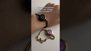 Smart couples bracelets for long distance❤️🥰 Thecouplesbracelet [upl. by Ibba]