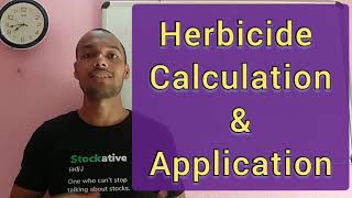 Herbicide dose calculation and precautionary measures for application of herbicides herbicide [upl. by Dalis]