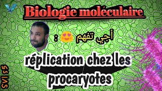 Biologie moléculaire En Arabe Réplication Chez les procaryote SVI S5 [upl. by Atter]