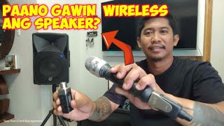 XVIVE U3 WIRELESS SYSTEM Paano gawin wireless ang Speaker [upl. by Etteyafal767]