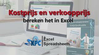 Kostprijs en verkoopprijs  bereken het in Excel ✅ [upl. by Alexandria]