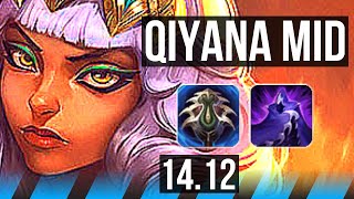 QIYANA vs LUX MID  Rank 2 Qiyana 7 solo kills Legendary 1734  TR Challenger  1412 [upl. by Seymour]