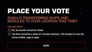 Elite Dangerous  Ship Transfer Poll  Frontier ask us to Vote on Games Future [upl. by Hgielrebmik293]