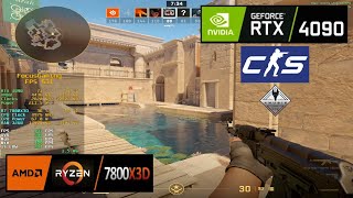 CS2 Anubis RTX 4090 24GB  RYZEN 7 7800X3D  43 1920x1440 Competitive Settings Benchmarks [upl. by Anetsirk615]