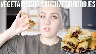 Vegetarische saucijzenbroodjes  OhMyFoodness [upl. by Mona]