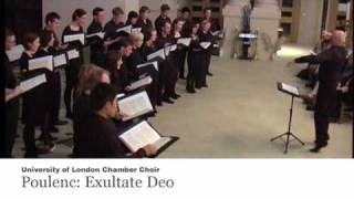 ULCC  Poulenc Exultate Deo [upl. by Akissej]