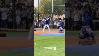 2024 Dodgers Spring Training Shohei Ohtani strikes out against James Paxton DodgerBlue Shorts [upl. by Mame]