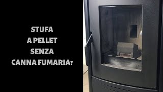 Stufa a PELLET senza canna fumaria Esiste [upl. by Berrie]