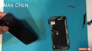 riparazione schermo Iphone x in pochi minuti sostituzione touch e lcd [upl. by Lorelie406]