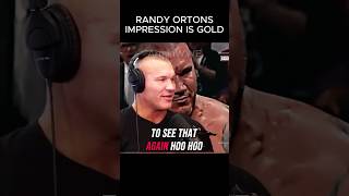 Randy Orton  Brock Lesnar Impression 💀 wwe wweraw wwesmackdown raw smackdown wrestlemania [upl. by Epoillac]