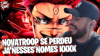 Divina Facínora  Novatroop  Sukuna Jujutsu Kaisen REACT  ANÁLISE [upl. by Haila939]