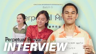 ANAK MAGANG CRETIVOX GOOD LOOKING  INTERVIEW PERPETUAL ARRIVAL [upl. by Ahsilrac755]