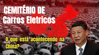 A CHINA tem CEMITÉRIO DE CARROS ELÉTRICOS A BYD está envolvida [upl. by Avahc]