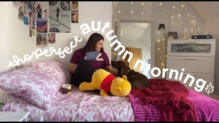 my perfect 6am autumn morning routine 🍁✨  spend a cozy morning with me ♥️ [upl. by Annaya]