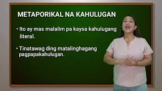 NNHS Video Demo Lesson Filipino 9  Metaporikal na Pagpapakahulugan [upl. by Idou]