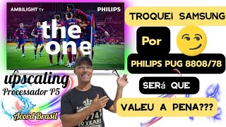 UNBOXING📦 COMPREI A TV PHILIPS THE ONE PUG 880878 unboxing [upl. by Ludovika533]